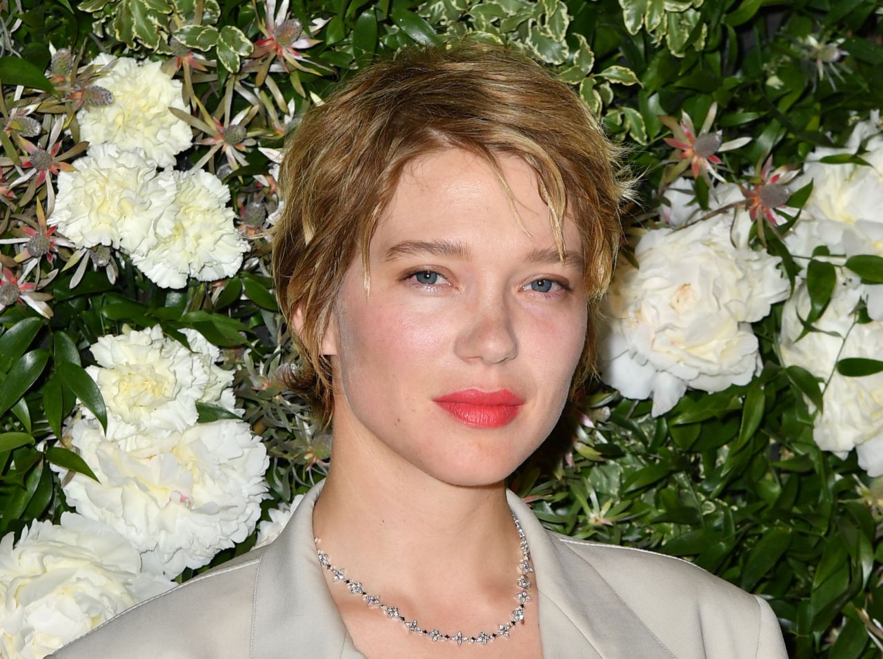 Lea Seydoux in Louis Vuitton at the 70th Cannes Film Festival Anniversary  Party