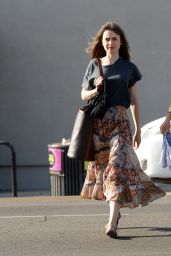Lily Collins - Heading to a Spa in LA 05/15/2022