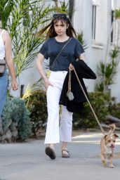 Lily Collins - Out for a Stroll in West Hollywood 05/25/2022