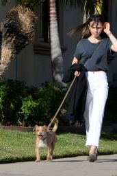 Lily Collins - Out for a Stroll in West Hollywood 05/25/2022