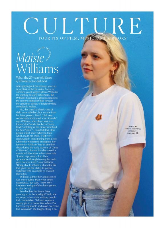 Maisie Williams - Marie Claire Australia  June 2022 Issue