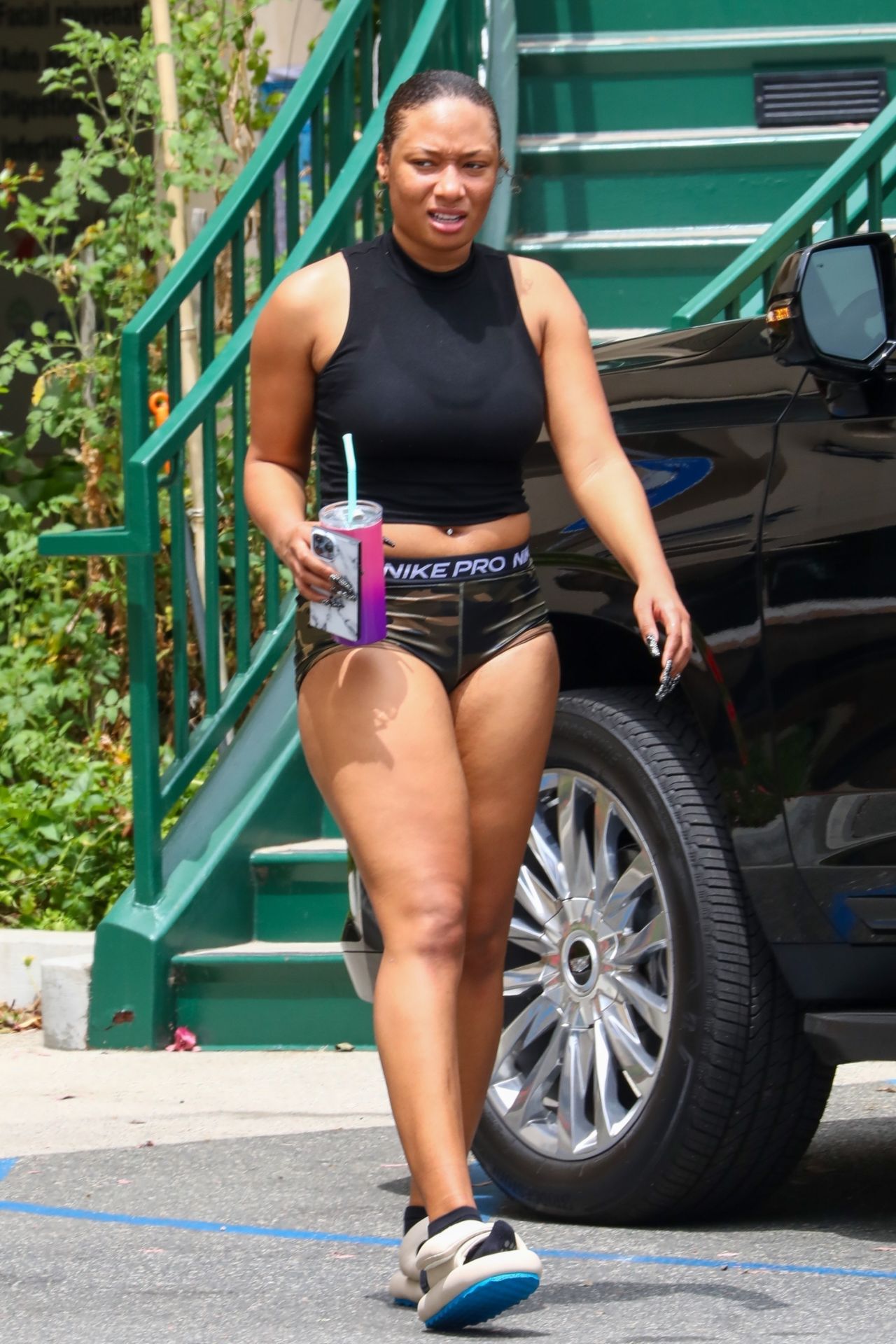 Megan Thee Stallion MakeupFree Los Angeles 05/28/2022 • CelebMafia