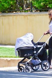 Mia Goth Walk With Her Newborn Baby 05/08/2022