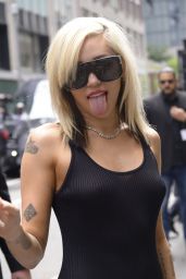 Miley Cyrus   Arriving at NBC Universal Upfronts in New York 05 16 2022   - 37