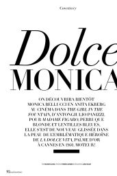 Monica Bellucci - Madame Figaro 05/20/2022 Issue