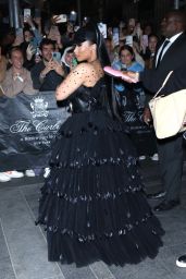 Nicki Minaj - Leaves The Carlyle Hotel Headed to the Met Gala 2022 in New York 05/02/2022