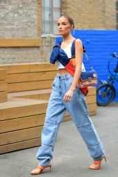 Olivia Culpo Street Style - Out in London 05/04/2022