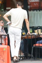 Olivia Palermo at Sant Ambroeus West Village in NY 05/14/2022