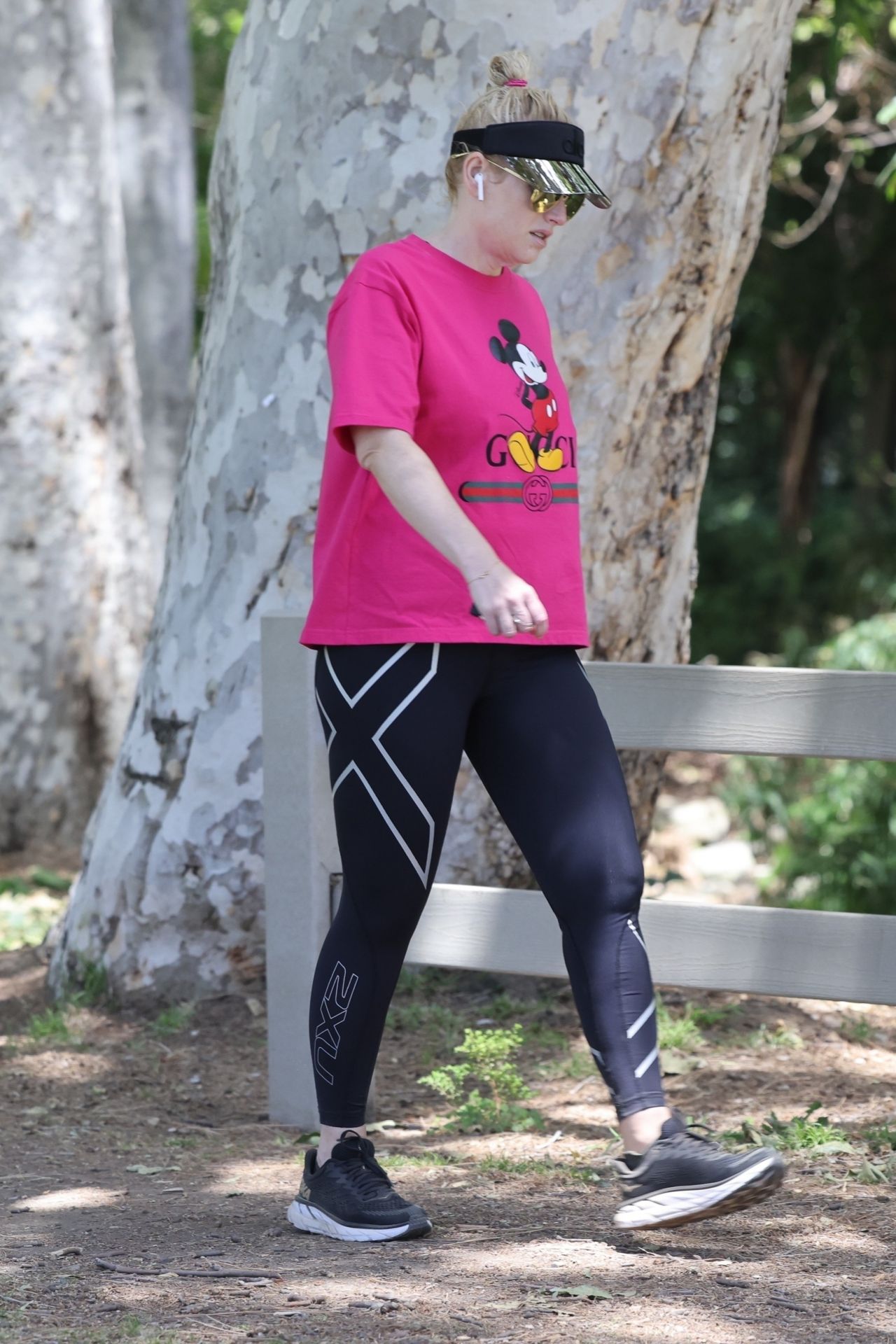 Rebel Wilson Wears a Gucci Mickey Mouse Tee - Griffith Park in LA 05/10 ...