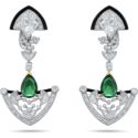 Reza Dentelle’ Emerald and Diamond Earrings