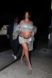 Rihanna at Giorgio Baldi Restaurant in Santa Monica 05/08/2022