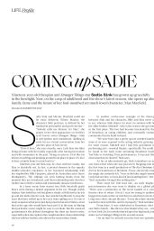 Sadie Sink - Vogue Singapore May/June 2022 Issue