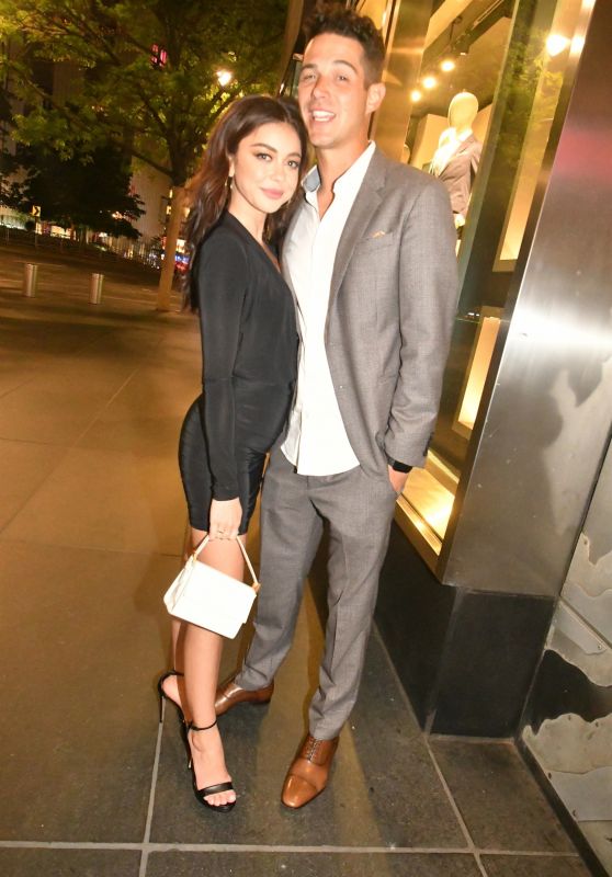 Sarah Hyland and Wells Adams - Night Out in New York 05/17/2022