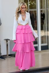 Tallia Storm at the Martinez Hotel in Cannes 05/17/2022