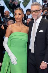 Tina Kunakey and Vincent Cassel - "Crimes of the future" Red Carpet at Cannes Film Festival