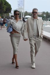 Tina Kunakey at Hotel Martinez and Croisette in Cannes 05/23/2022