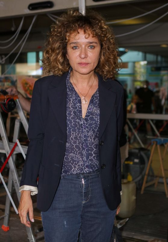 Valeria Golino at Nice Airport in Nice 05/16/2022