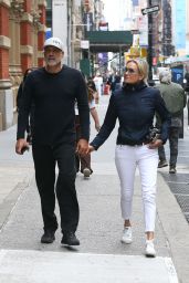 Yolanda Hadid - Walk Through SoHo in New York 05/24/2022