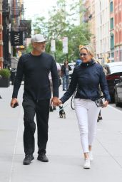 Yolanda Hadid - Walk Through SoHo in New York 05/24/2022