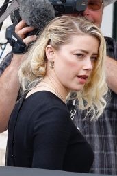 Amber Heard - Departs From the Fairfax County Courthouse 05/24/2022