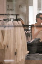 Angelina Jolie - Shopping at Zara in Rome 06/26/2022