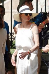 Angelina Jolie - "Without Blood" Set in Rome 06/22/2022