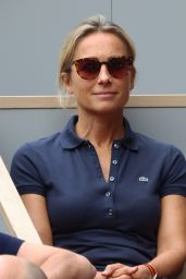 Anne-Sophie Lapix – French Tennis Open at Roland Garros in Paris 05/29/2022