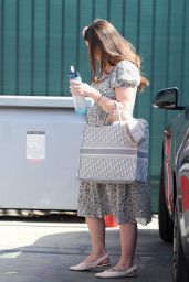 Ashely Greene - Arrives at a Studio in Los Angeles 06/16/2022