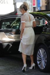 Ashley Roberts in a White Mesh Dress   London 06 15 2022   - 25