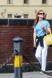 Bonnie Wright ith her husband Andrew Lococo in Florence, Italy, May 29, 2022 x18