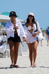 Bruna Biancardi and Rafaella Santos at the Beach in Miami 06/12/2022