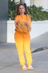 Camila Cabello Wears Cozy Orange Sweats - Santa Monica 06/25/2022