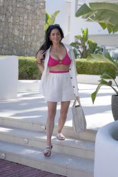 Casey Batchelor - Leaving a Hotel in Ibiza 06/26/2022