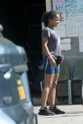 Christina Milian - Bike Ride Through Griffith Park in Los Angeles 06/13/2022