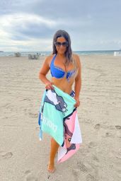 Claudia Romani Posing for Italian Luxury Bikini Brand Grace Milano   South Beach 06 05 2022   - 42