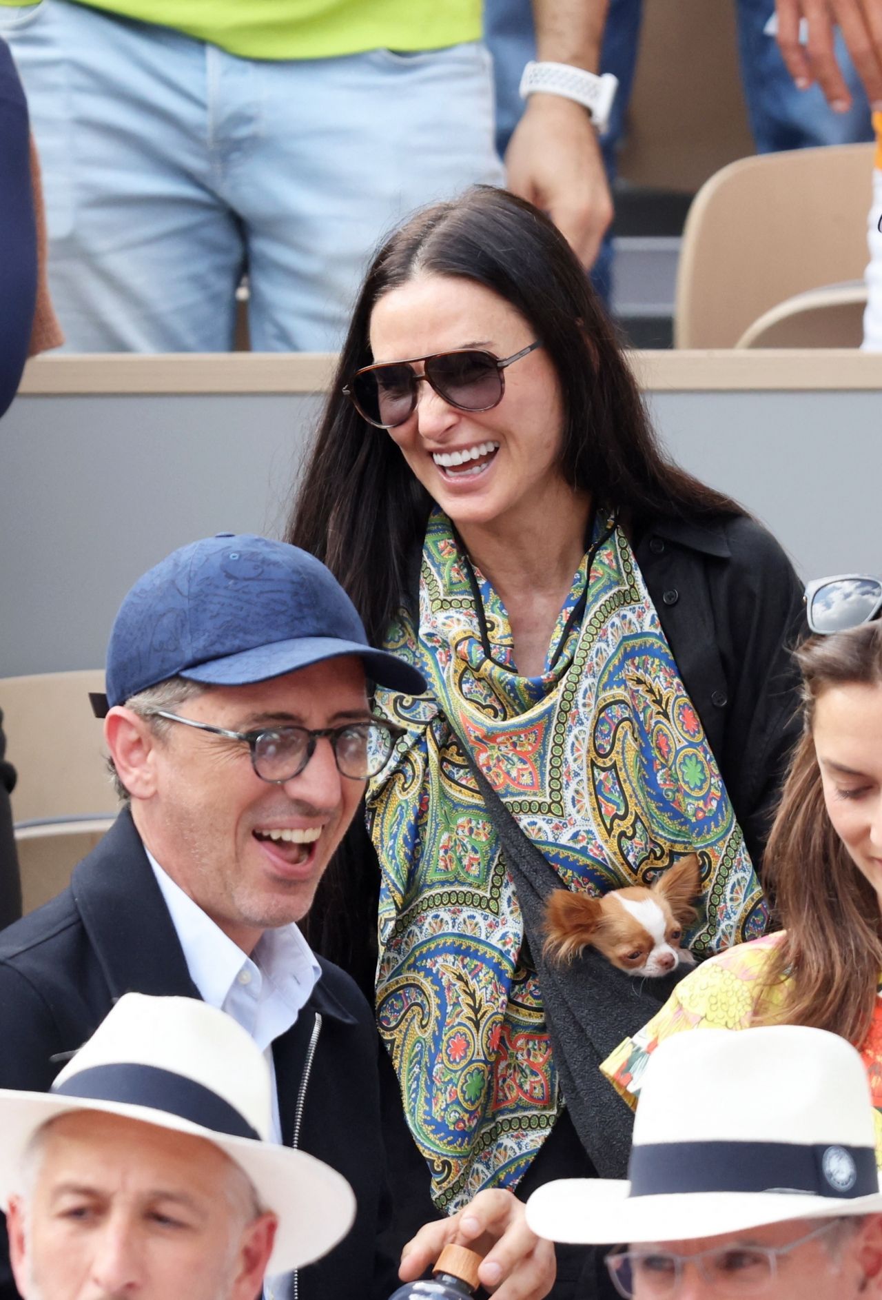 Demi Moore - French Open Tennis Championships at Roland Garros 06/05