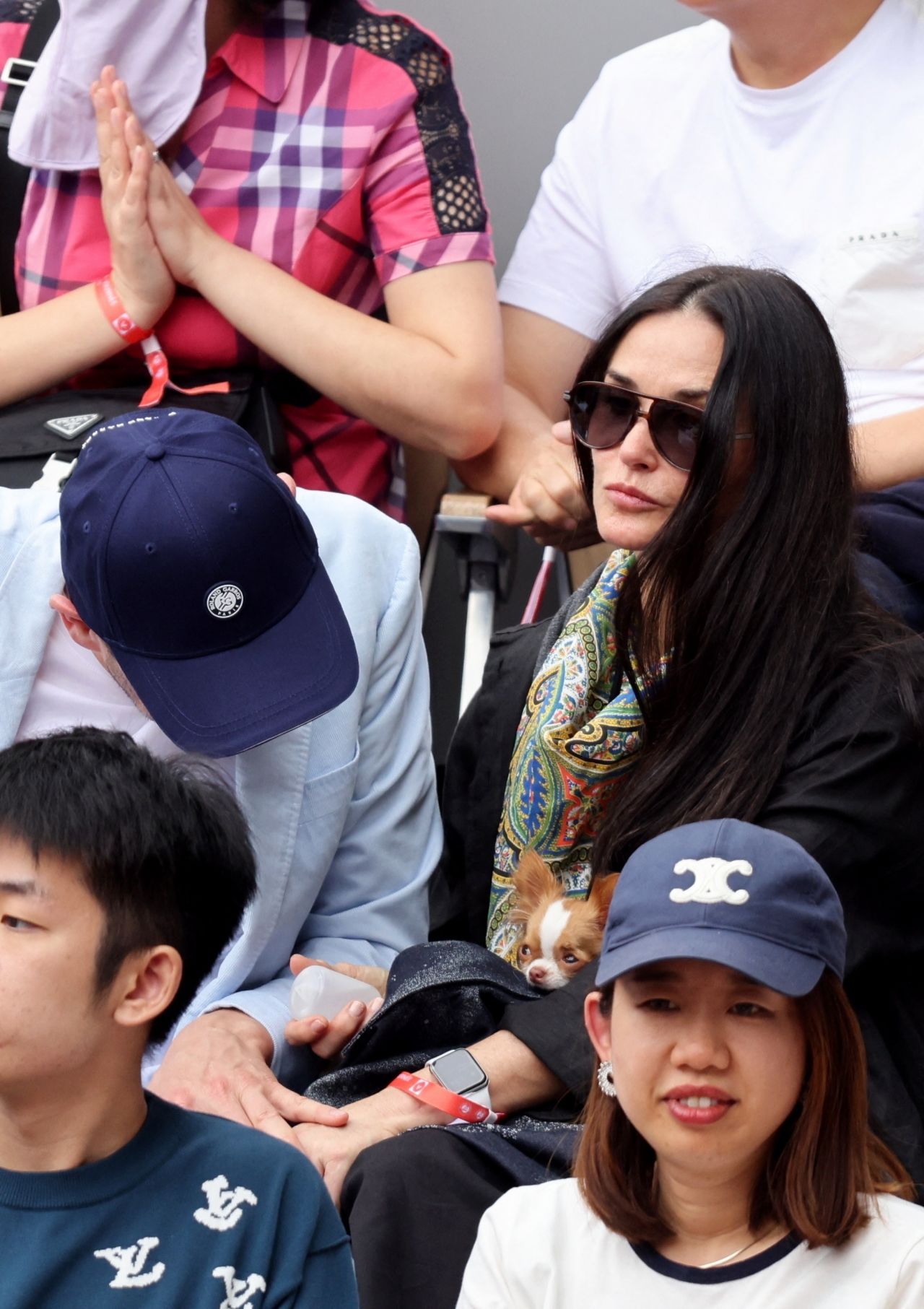 Demi Moore - French Open Tennis Championships at Roland Garros 06/05