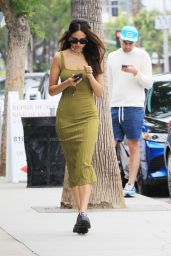 Eiza Gonzalez in a Figure Hugging Green Dress   Los Angeles 06 04 2022   - 57