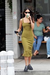 Eiza Gonzalez in a Figure Hugging Green Dress   Los Angeles 06 04 2022   - 38