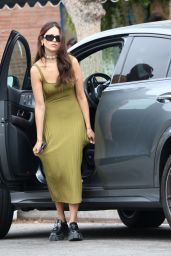 Eiza Gonzalez in a Figure Hugging Green Dress   Los Angeles 06 04 2022   - 36