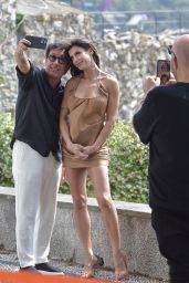 Elisabetta Canalis - Shooting a Commercial in Santa Margherita Ligure 06/06/2022