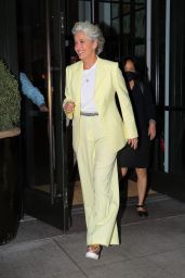 Emma Thompson - Leaving Her Hotel in New York 06/15/2022