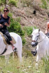 Emma Watson Riding A Horse Ibiza 08 07 2022 | celebmafia