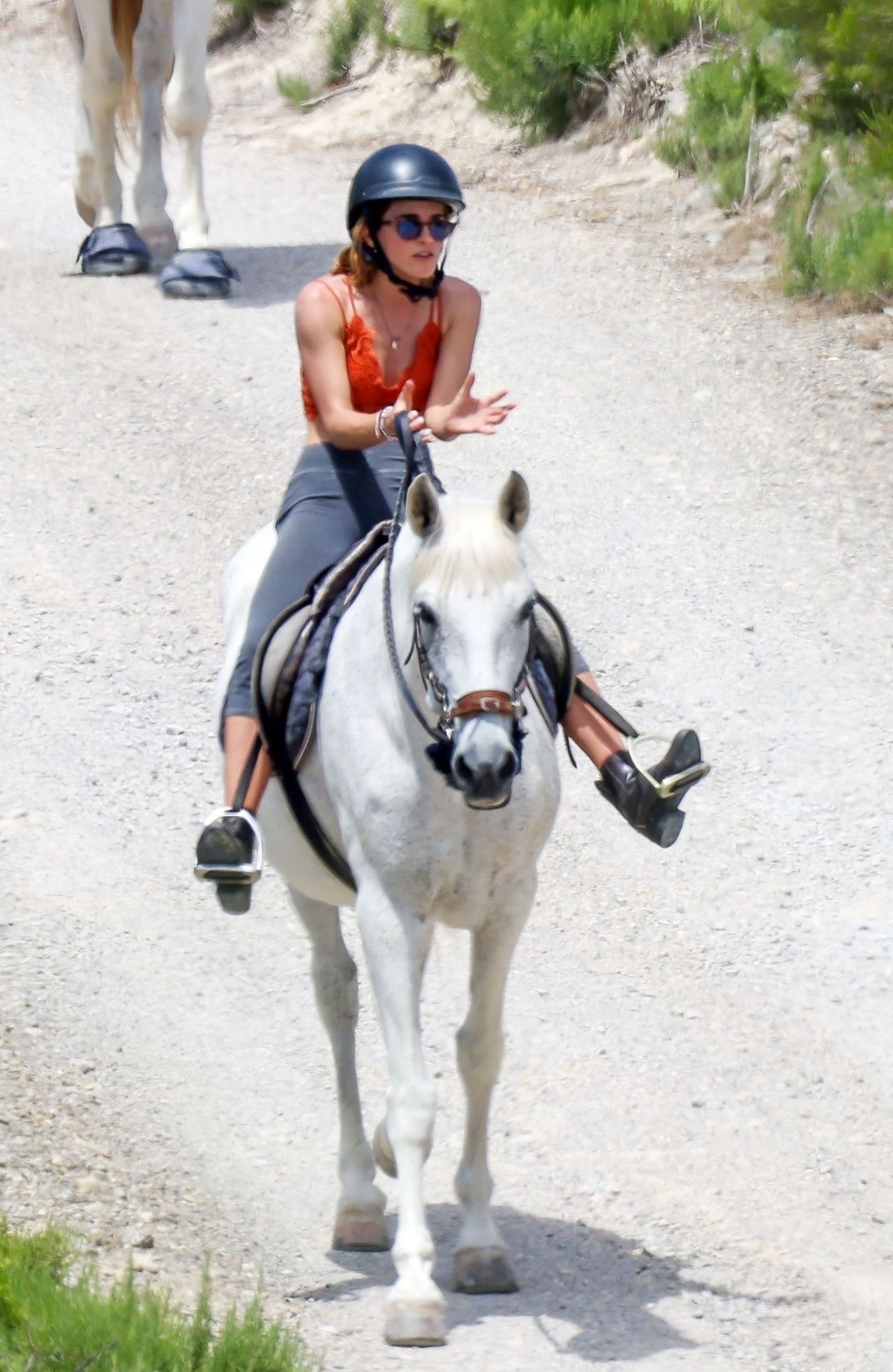 Emma Watson Riding a Horse - Ibiza 08/07/2022 • CelebMafia