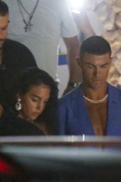 Georgina Rodriguez and Cristiano Ronaldo at El Lio Nightclub and Cabaret in Ibiza 06/26/2022