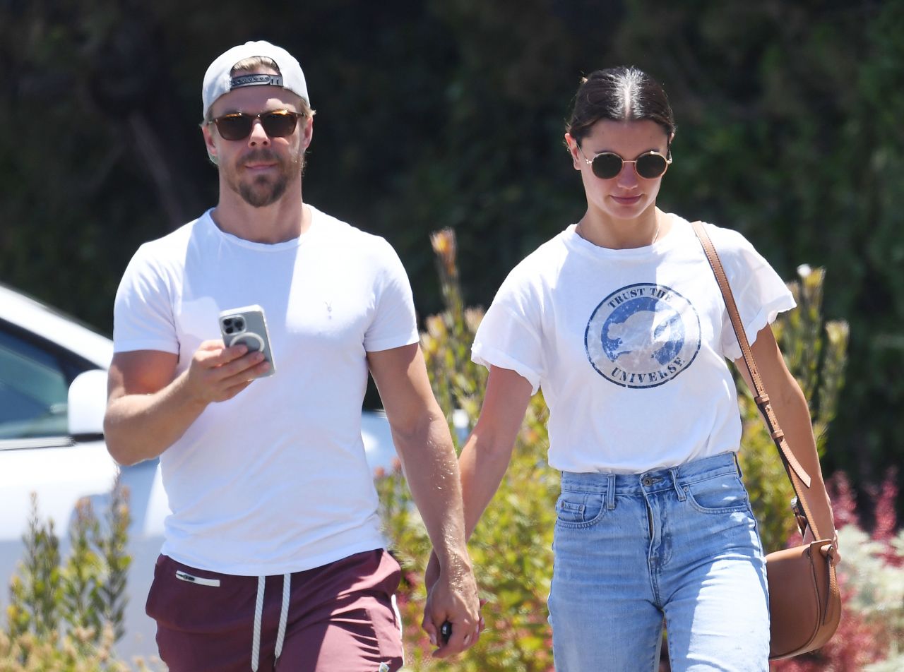 Hayley Erbert and Derek Hough - Out in Los Angeles 06/28/2022 • CelebMafia