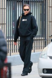 Irina Shayk in Comfy Outfit - New York City 06/23/2022