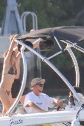 Isabela Merced and Kianah on a Boat in Miami 06/15/2022