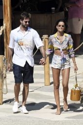 Izabel Goulart and Kevin Trapp Vacationing in Mykonos 06/29/2022