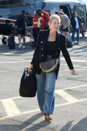 Jessica Seinfeld - Arriving to NYC Via Helicopter 05/30/2022